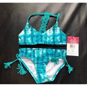 NWT Kanu Surf Macrame swim suit Girls Size 4